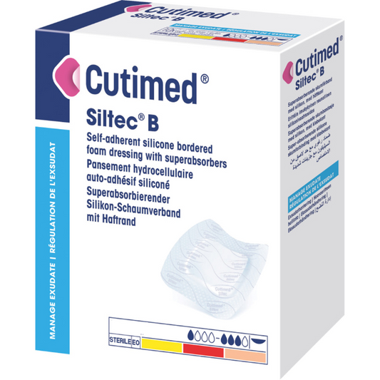 Cutimed Siltec B 7.5cm x 7.5cm Sterile 10 Pack