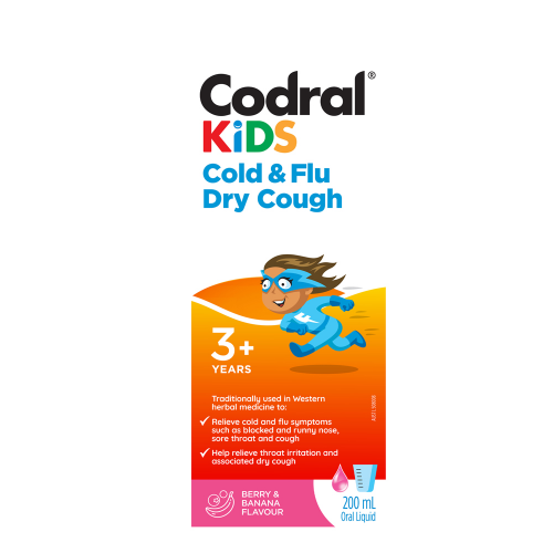 Codral Kids Cold & Flu Dry Cough 200mL