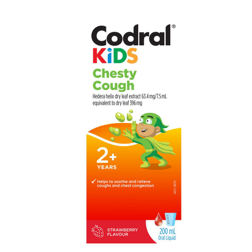Codral Kids Chesty Cough Strawberry Flavour 200mL