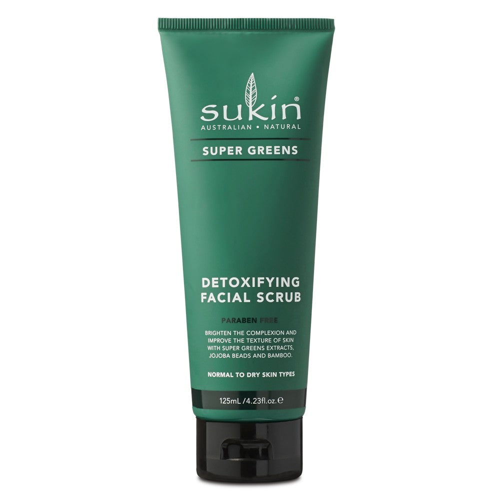 SUKIN Super Greens Detoxifying Facial Scrub 125mL - Cutprice Online