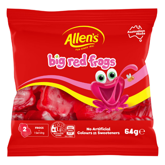 Allen's Frogs Alive Lollies Bag 64g