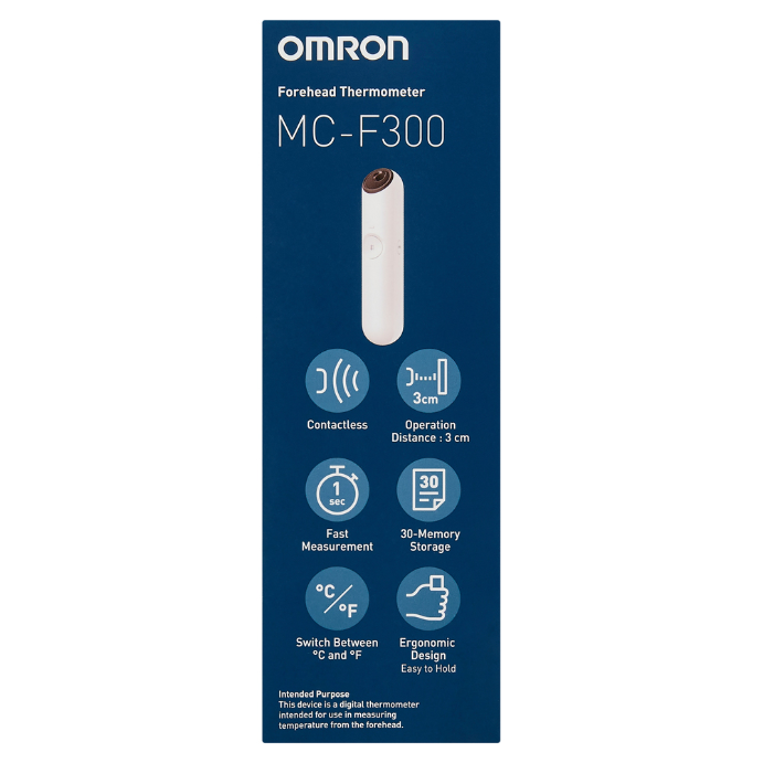 Omron Forehead Thermometer MC-F300 1 Each