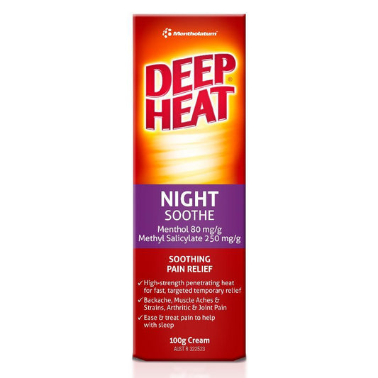 DEEP HEAT NIGHT SOOTHE 100g - Cutprice Online