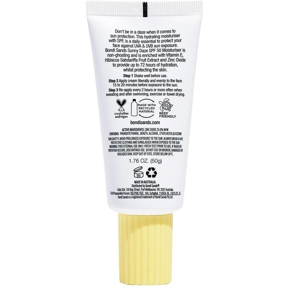 Bondi Sands Everyday Skincare Sunny Daze SPF 50 Moisturiser 50g - Cutprice Online