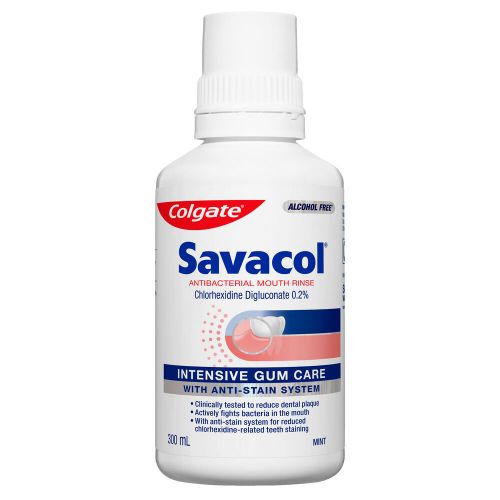 Savacol Rinse Alcohol Free Low Stain Original 300ml