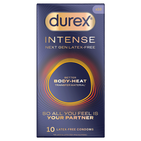 Durex Intense Regular 10 Latex-Free Condoms