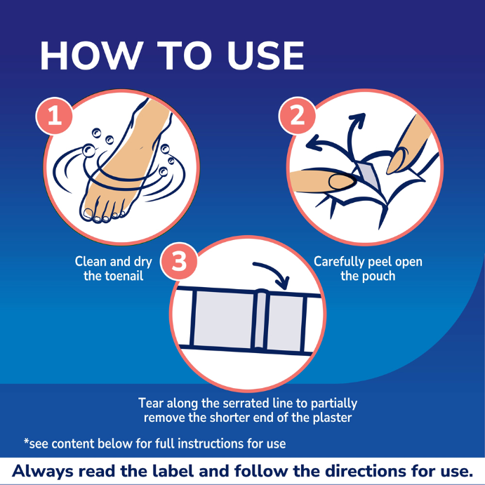 Scholl Ingrown Toenail Pain Relief Strips 6 Pack