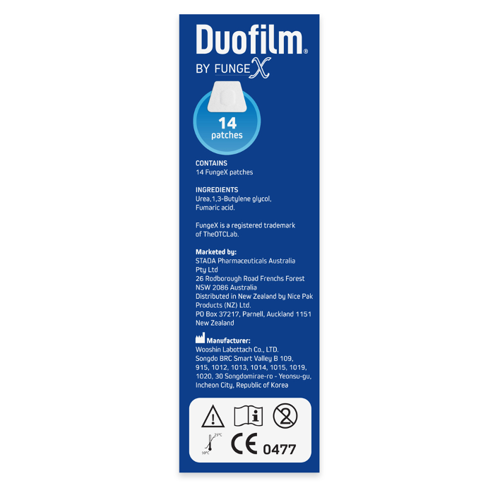 Duofilm by Fungex Nail Fungus Patch 14pk