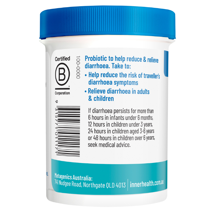 INNER HEALTH Travel Bug Probiotic 20 Capsules