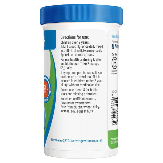 Inner Health Plus Kids Daily Defence Probiotic 60g Powder