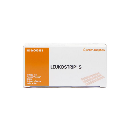 Leukostrip S Tan 6.4mm X 76mm 3 Strips