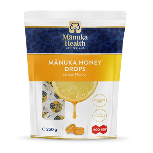 Manuka Health Mgo 400+ Manuka Honey Drops - Lemon Pouch 250g