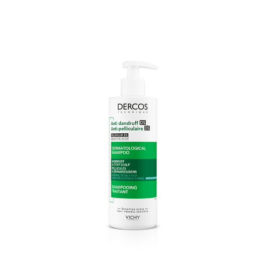 Dercos Anti-Dandruff Dermatological Shampoo Normal To Oily Hair 390mL