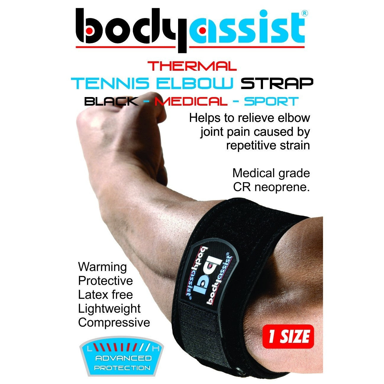 Body Assist Thermal One Size Tennis Elbow Strap - Cutprice Online