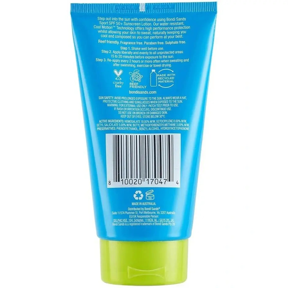 Bondi Sands Sport SPF 50+ Sunscreen Lotion 150ml - Cutprice Online
