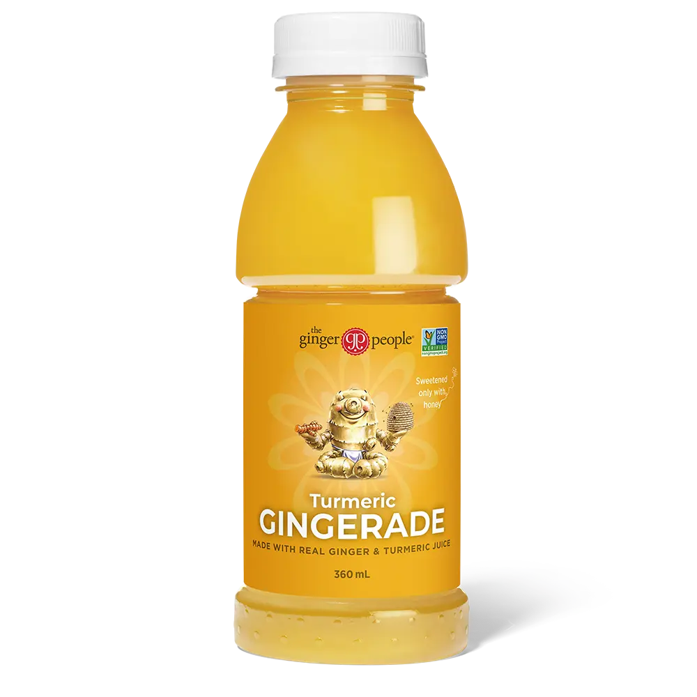 THE GINGER PEOPLE Turmeric Gingerade With Real Ginger & Turmeric Juice 360ml THE GINGER PEOPLE