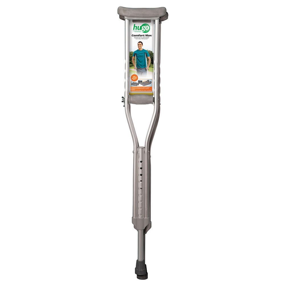 HUGO LIGHTWEIGHT ALUMINUM CRUTCHES - MEDIUM ADULT