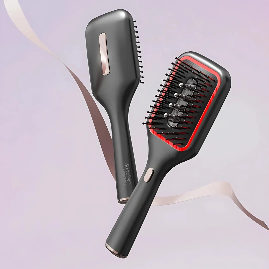 Soodox Organic Hair Oil Dispensing Brush Black