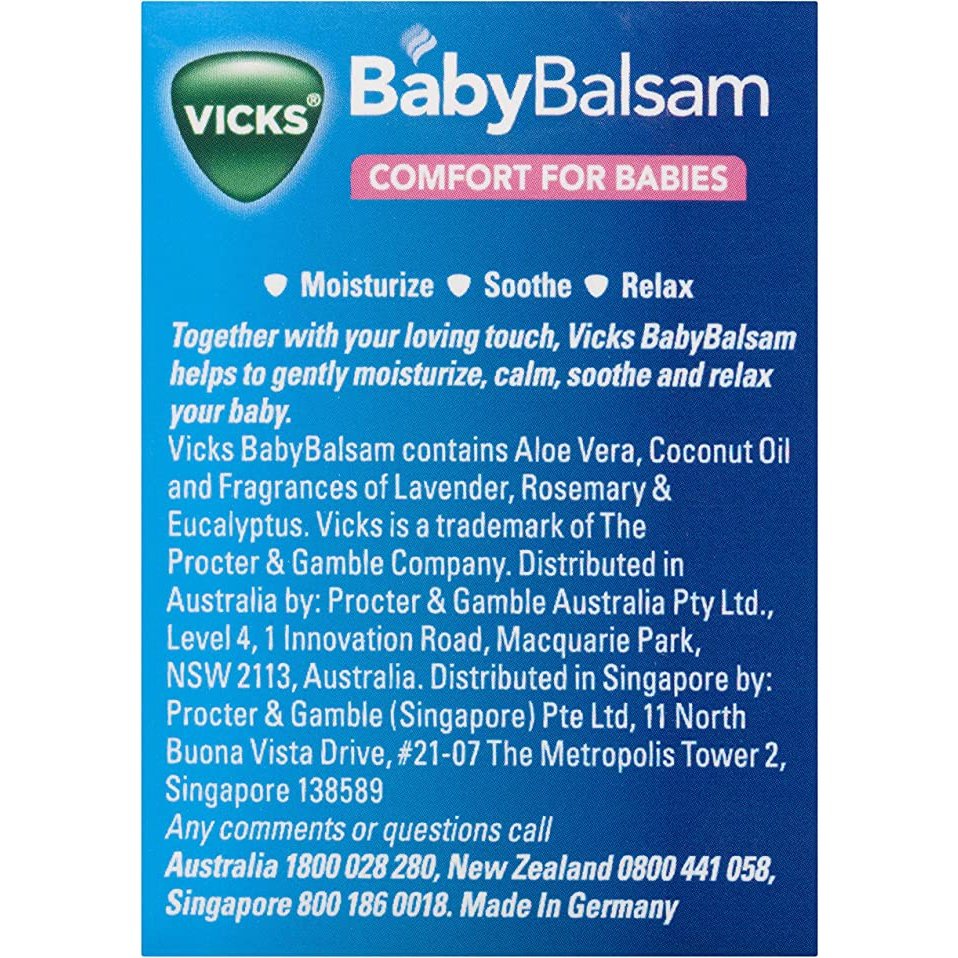 Vicks Vaporub Baby Balsam 100g - Cutprice Online