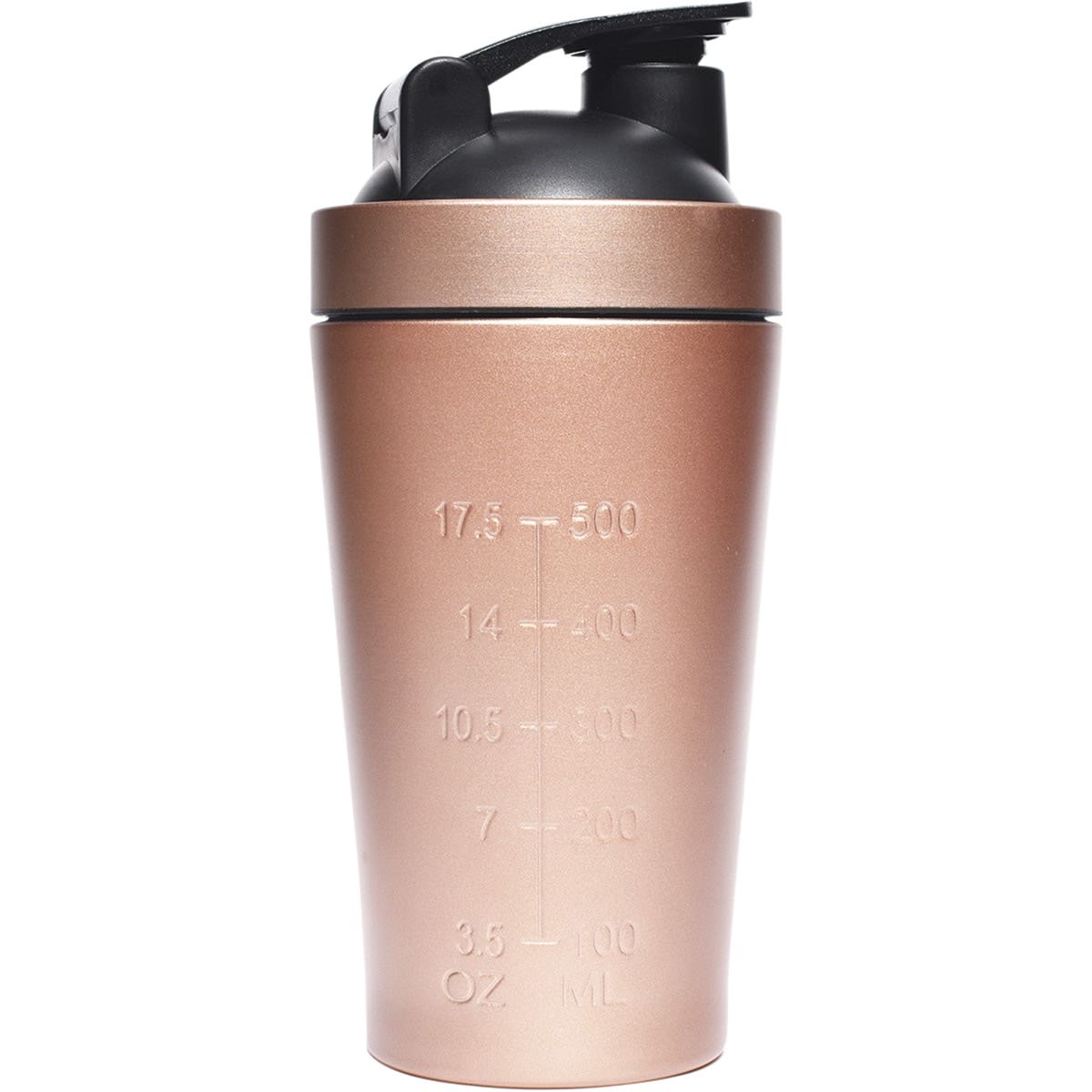 Amazonia Raw Stainless Steel Shaker Rose Gold 500ml AMAZONIA