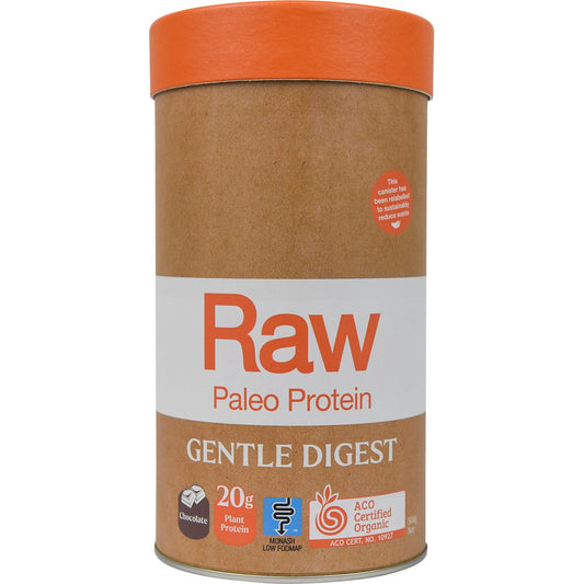 Amazonia Raw Protein Organic Paleo Gentle Digest Chocolate 500g - Cutprice Online