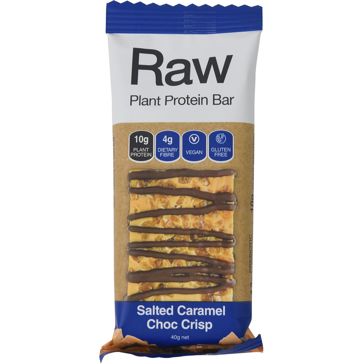 Amazonia Raw Protein Bar Salted Caramel Choc Crisp 40g(Pack of 10) - Cutprice Online