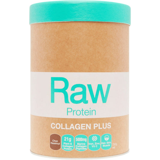 Amazonia Raw Protein Collagen Plus Choc Hazelnut 750g - Cutprice Online