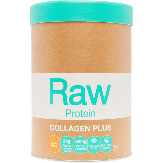 Amazonia Raw Protein Collagen Plus Vanilla Maple 750g - Cutprice Online