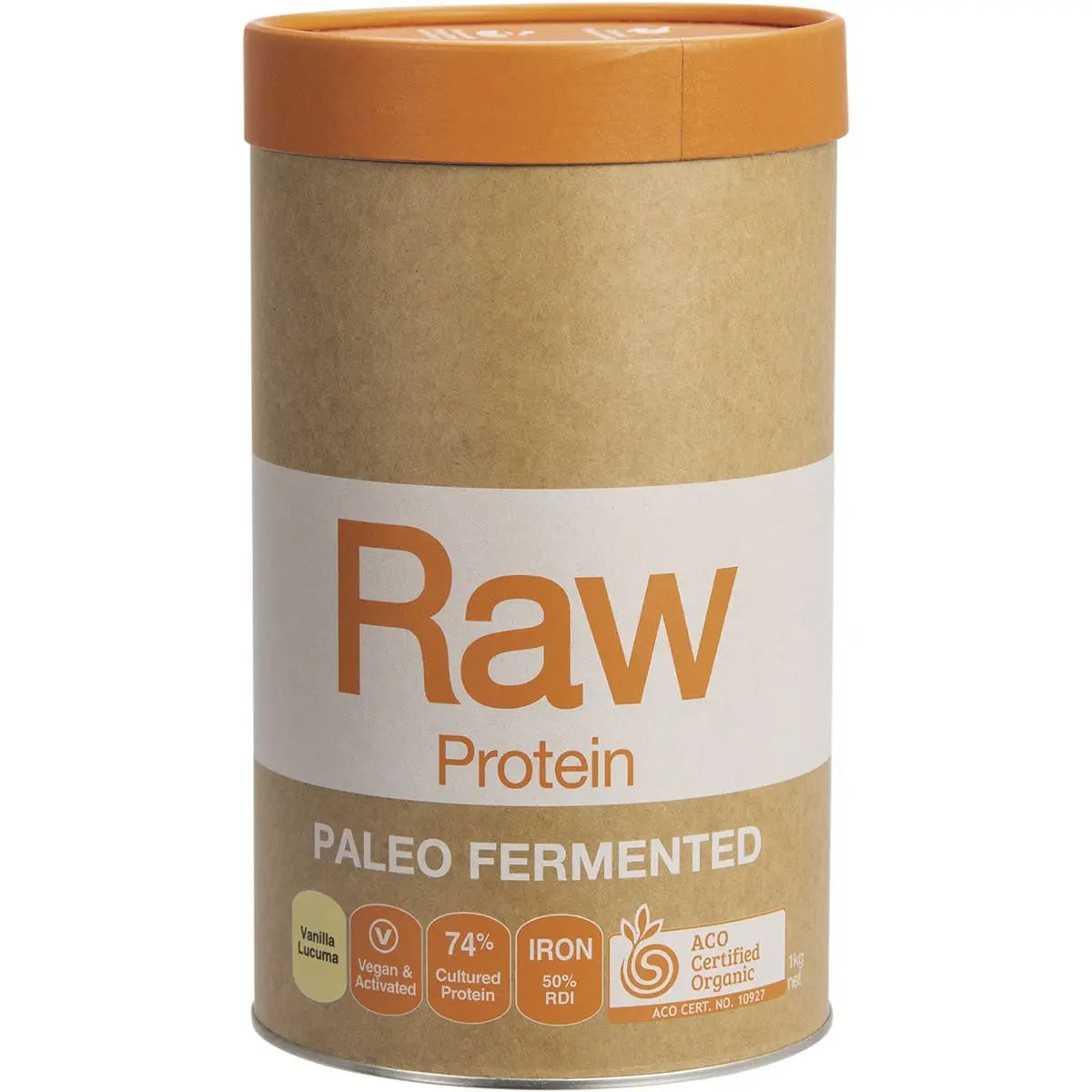 Amazonia Raw Protein Paleo Fermented Vanilla Lucuma 1kg AMAZONIA