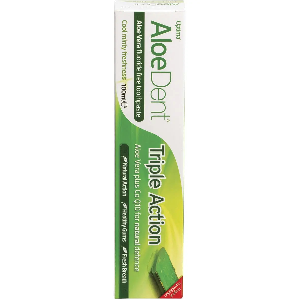 Aloe Dent Toothpaste - Fluoride Free Triple Action 100ml ALOE DENT