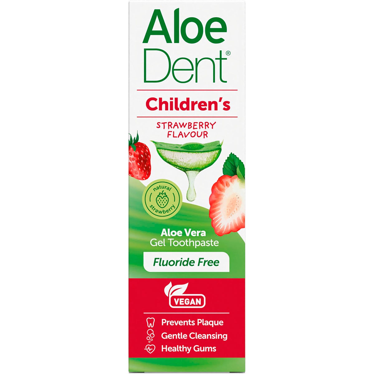 Aloedent Children's Strawberry Toothpaste 50ml - Cutprice Online