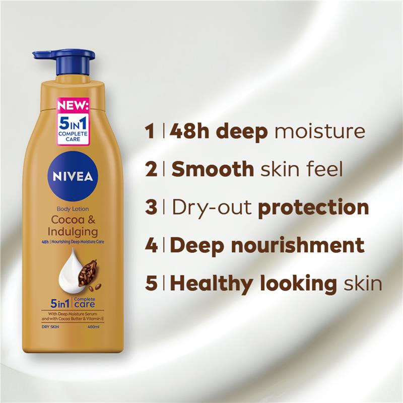 Nivea Cocoa & Indulging Body Lotion 400ml - Cutprice Online