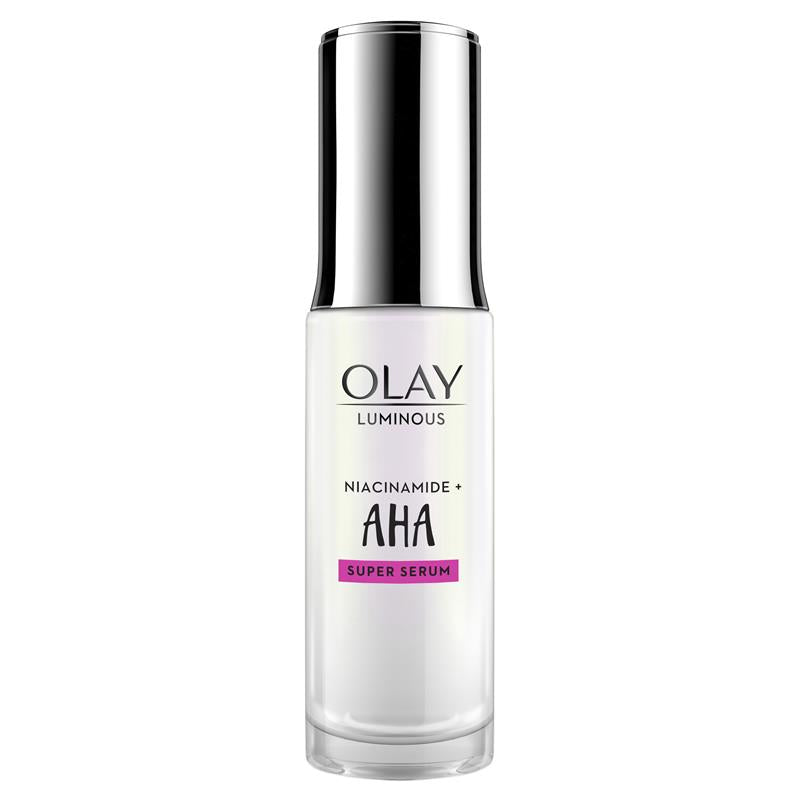 Olay Luminous Niacinamide + AHA Face Super Serum 30 ml - Cutprice Online