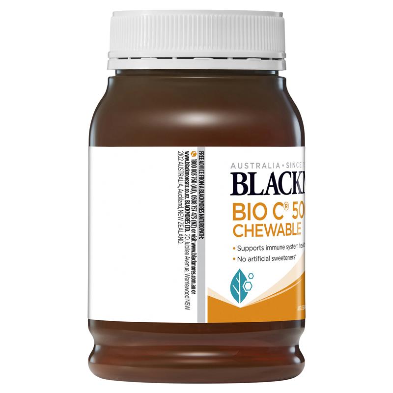 Blackmores Bio C Chewable 500mg 200 Tablets - Cutprice Online