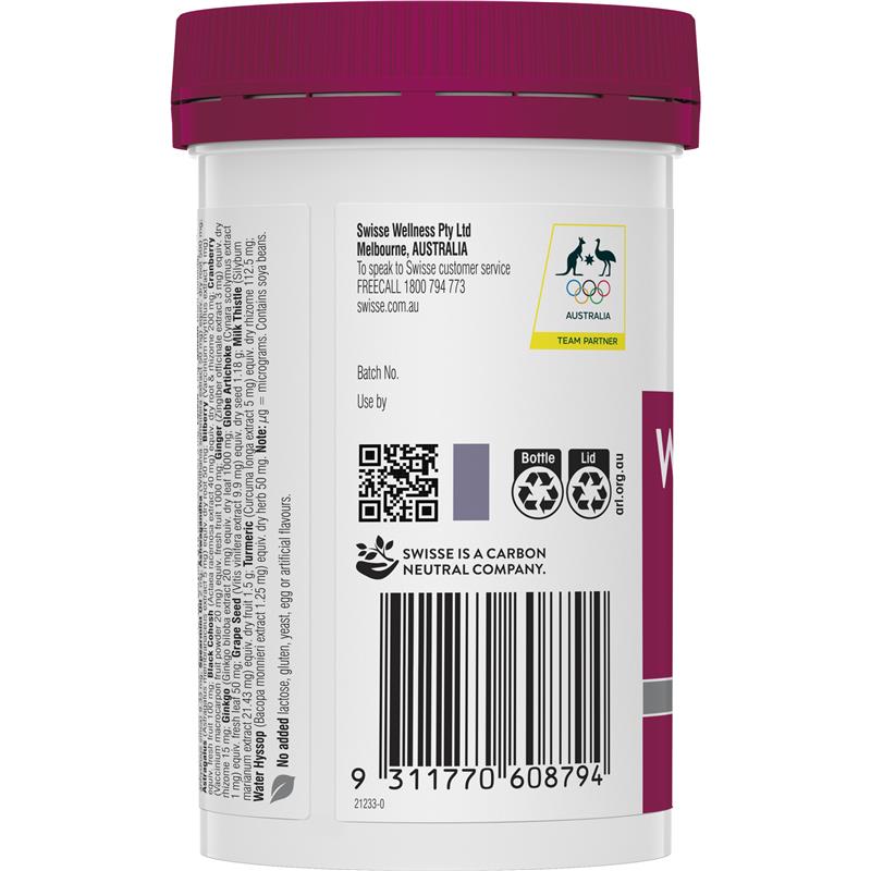 Swisse Womens Multivitamin 50+ 90 Tablets - Cutprice Online