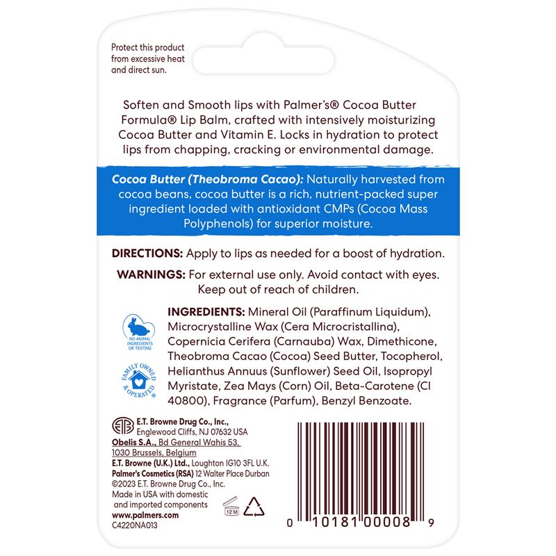 Palmers Cocoa Butter Formula Lip Balm  4g - Cutprice Online