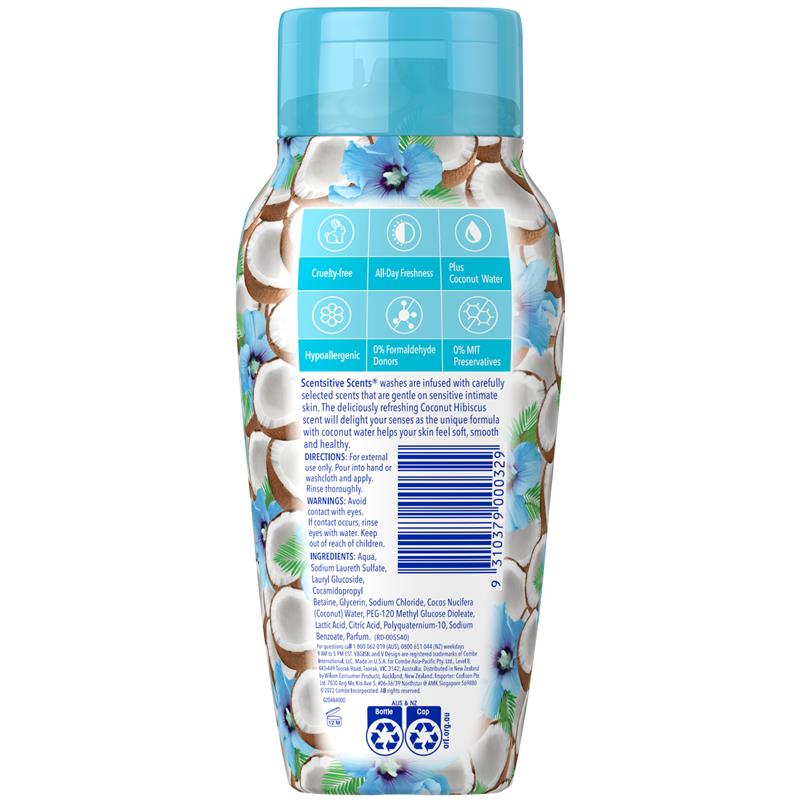 Vagisil Intimate Wash Coconut Hibiscus 240ml