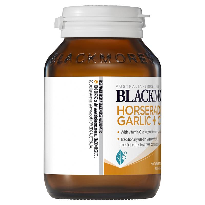 Blackmores Horseradish, Garlic + C 90 Tablets - Cutprice Online