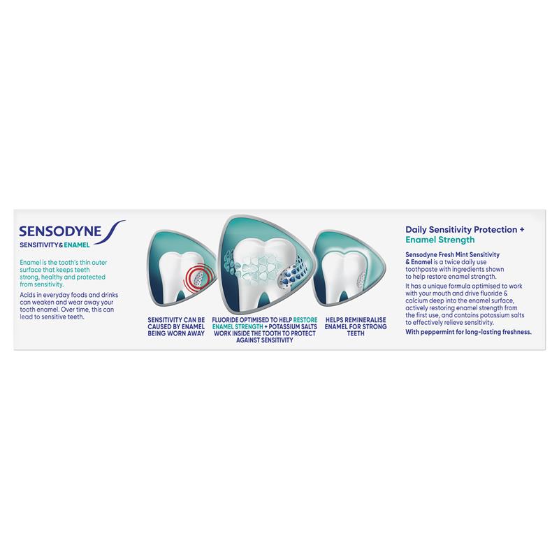 Sensodyne Sensitivity & Enamel Freshmint Toothpaste 100g - Cutprice Online