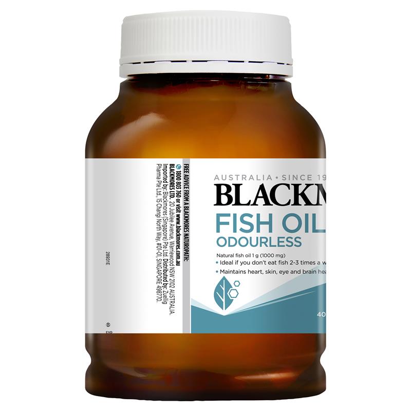 Blackmores Odourless Fish Oil 1000mg 200 Capsules - Cutprice Online