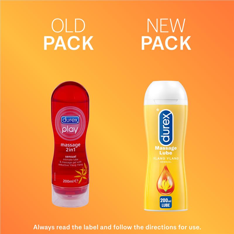 Durex Play Lubricant Massage 2 in 1 YLANG Sensual 200ml - Cutprice Online