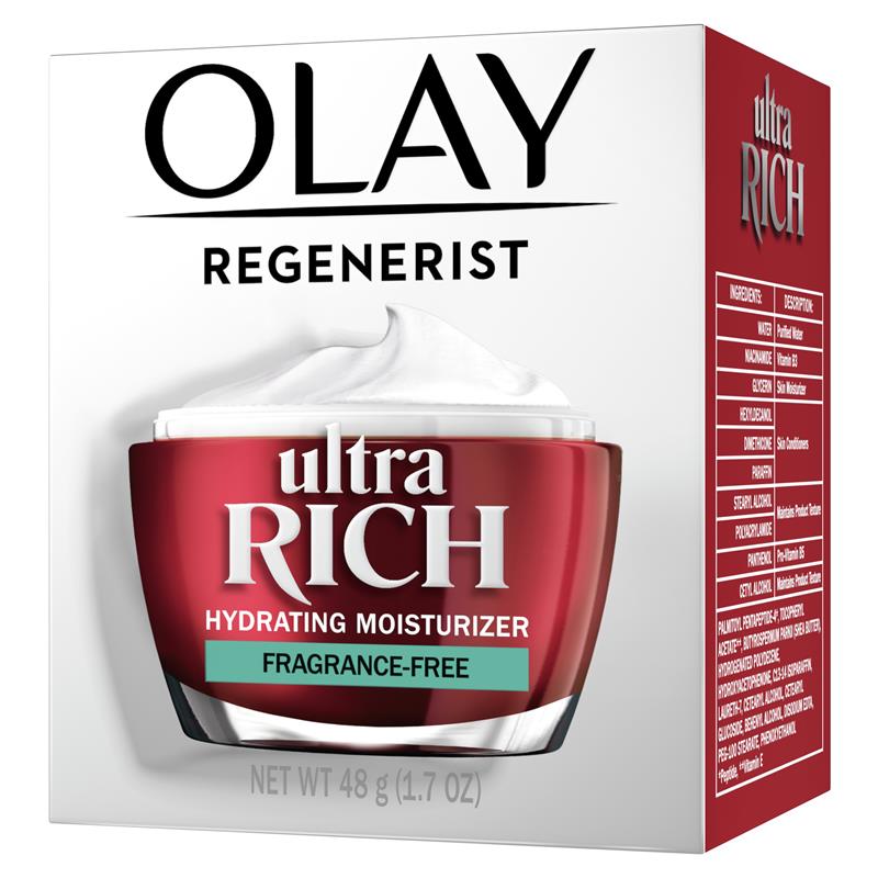 Olay Regenerist Ultra Rich Hydrating Cream Fragrance Free 48g - Cutprice Online