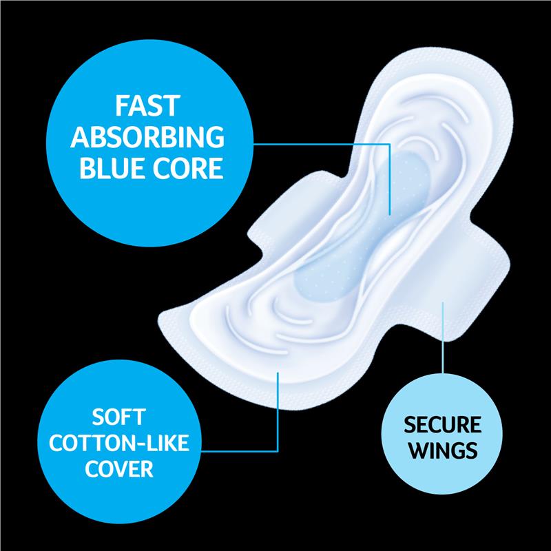 U BY KOTEX PAD MAXI REGULAR WING 16PK - Cutprice Online