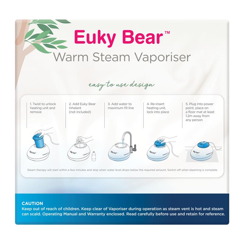 Euky Bear  Steam Vaporiser - Cutprice Online