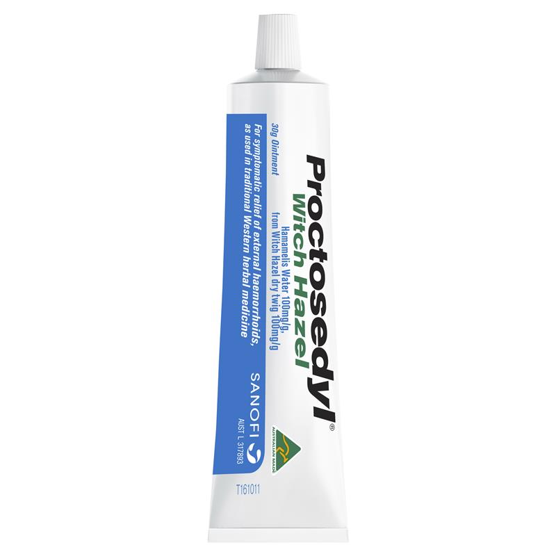 Proctosedyl Witch Hazel Haemorrhoids Ointment 30g