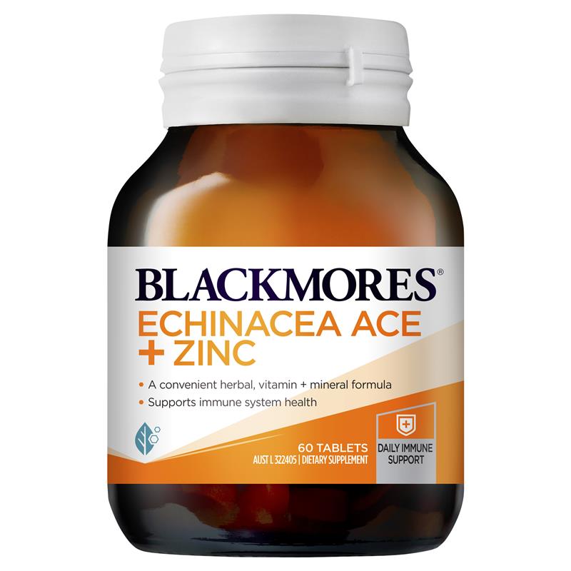 Blackmores Echinacea Ace + Zinc 60 Tablets - Cutprice Online