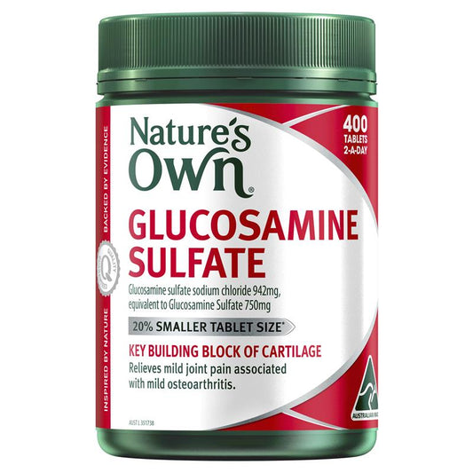 Nature's Own Glucosamine Sulfate 400 Tablets - Cutprice Online