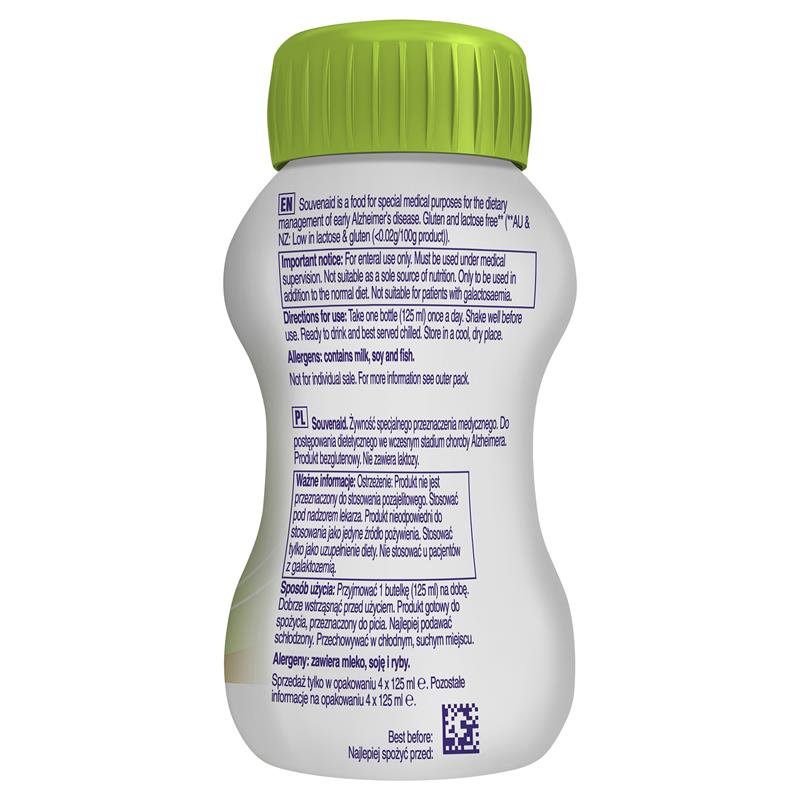 Nutricia Souvenaid Cappuccino 125ml 4PK - Cutprice Online