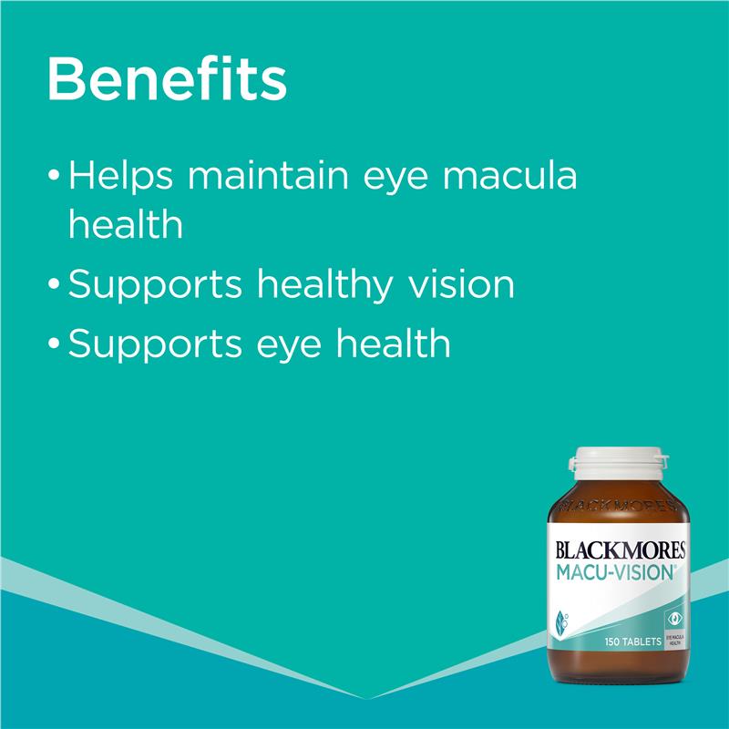 Blackmores Macu Vision 150 Tablets - Cutprice Online