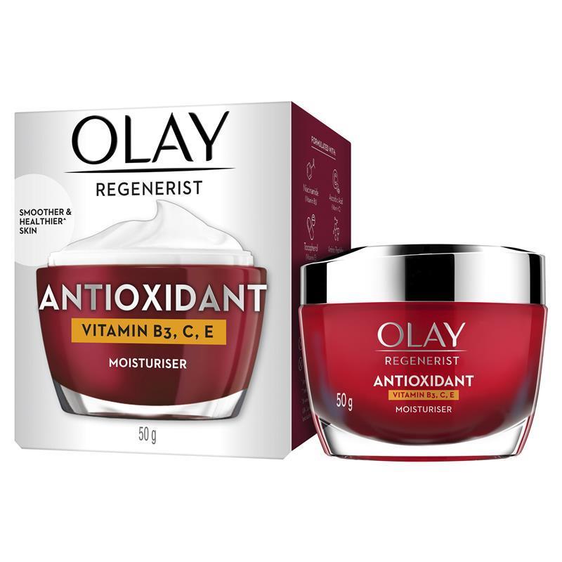 Olay Antioxidant Vitamin B3 C E Face Cream Moisturiser 50g - Cutprice Online